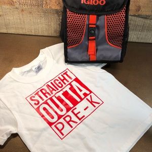Kids T-shirt and lunch bag back to school NWOT